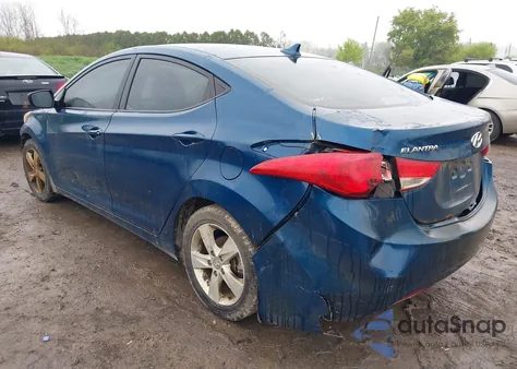 2013 Hyundai Elantra Gls from USA, damaged, VIN KMHDH4AE7DU954007
